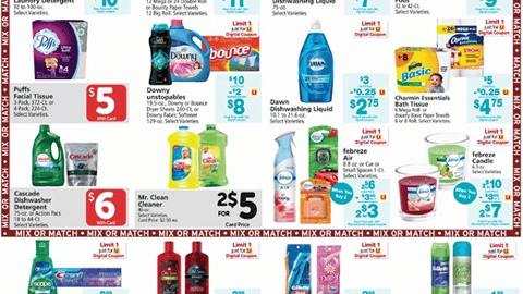 Albertsons P&G 'Thankscleaning' Incentive
